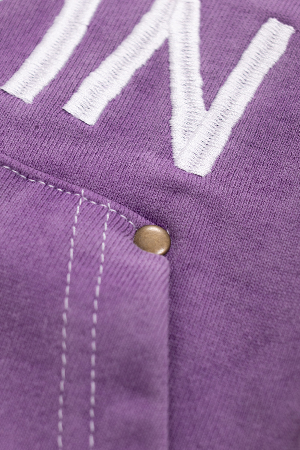 Stingwater Crisis Zip Hoodie – Vintage-inspirierter Kapuzenpulli in Acid Purple mit einzigartigem Look