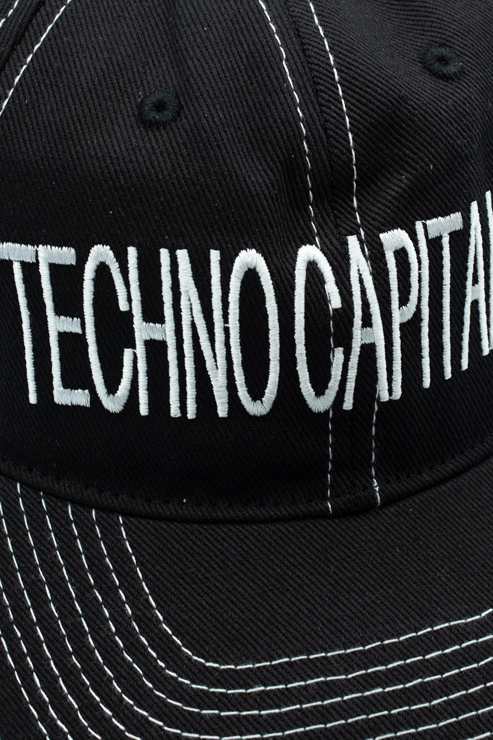 Stingwater Techno Capitalism 6 Panel Cap Black - BONKERS