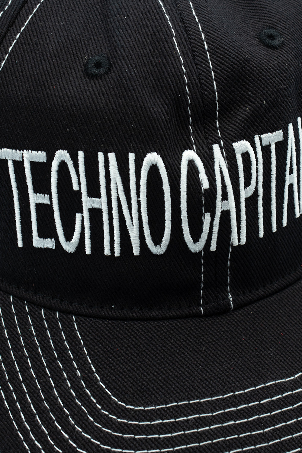 Stingwater Techno Capitalism 6 Panel Cap Schwarz