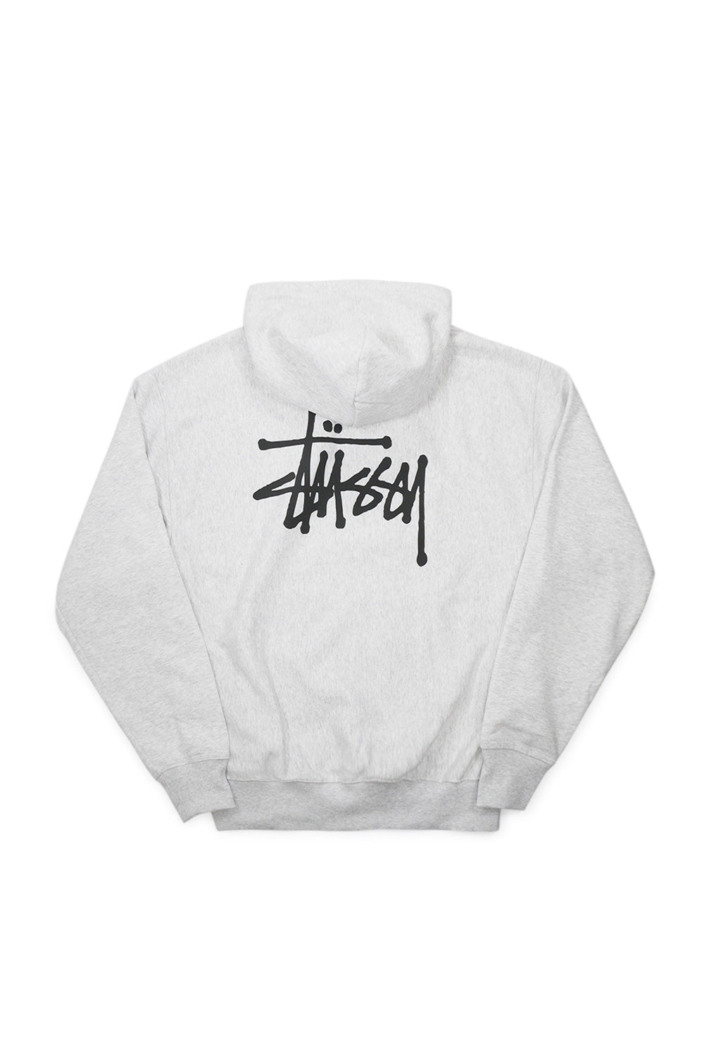 Stussy Basic Logo Hoodie Ash Heather - BONKERS