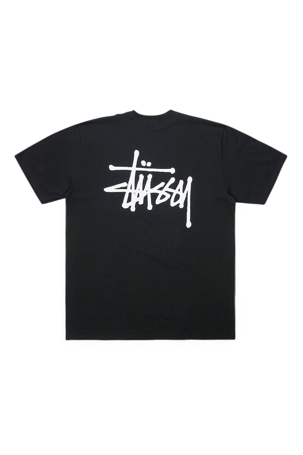 Stussy Basic Logo T-Shirt Black - BONKERS