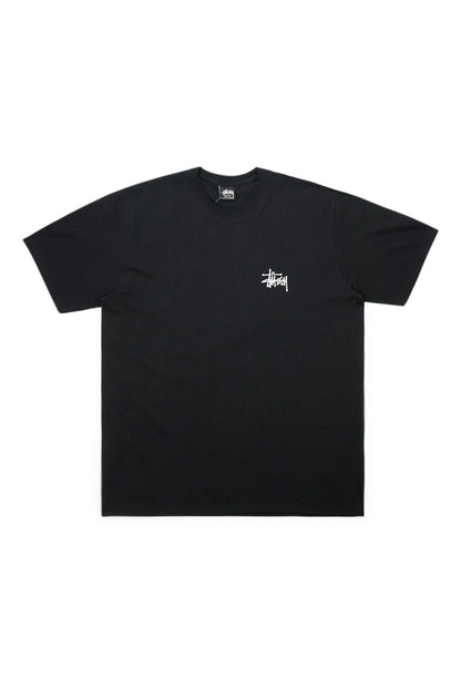 Stussy Basic Logo T-Shirt Black - BONKERS