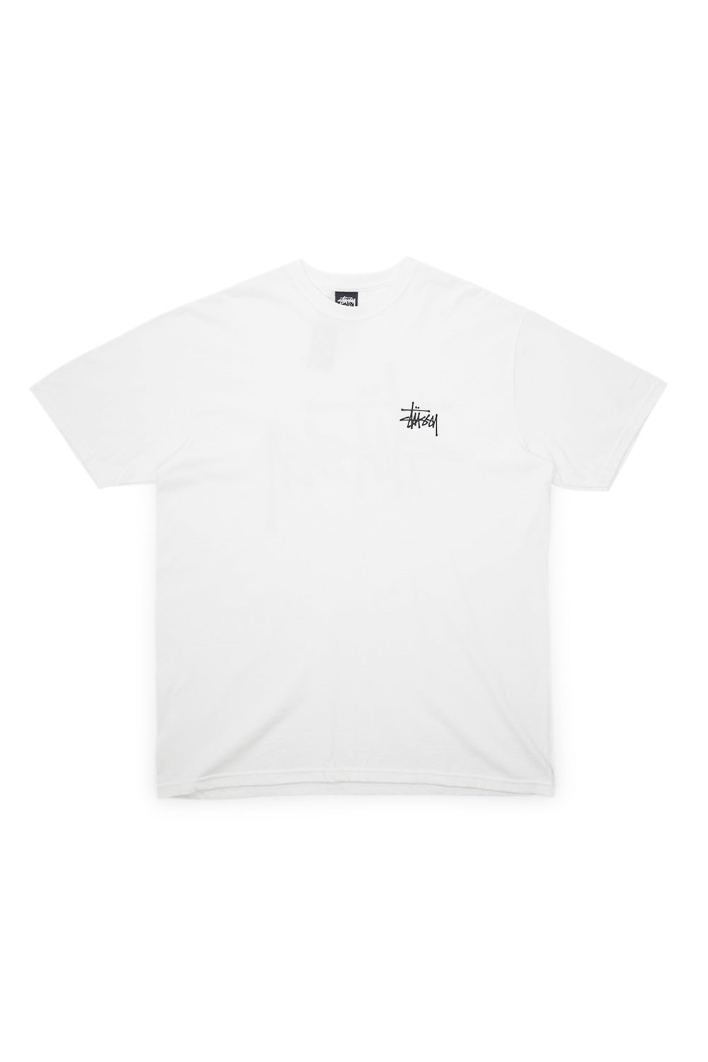 Stussy Basic Logo T-Shirt White - BONKERS