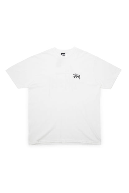 Stussy Basic Logo T-Shirt White - BONKERS