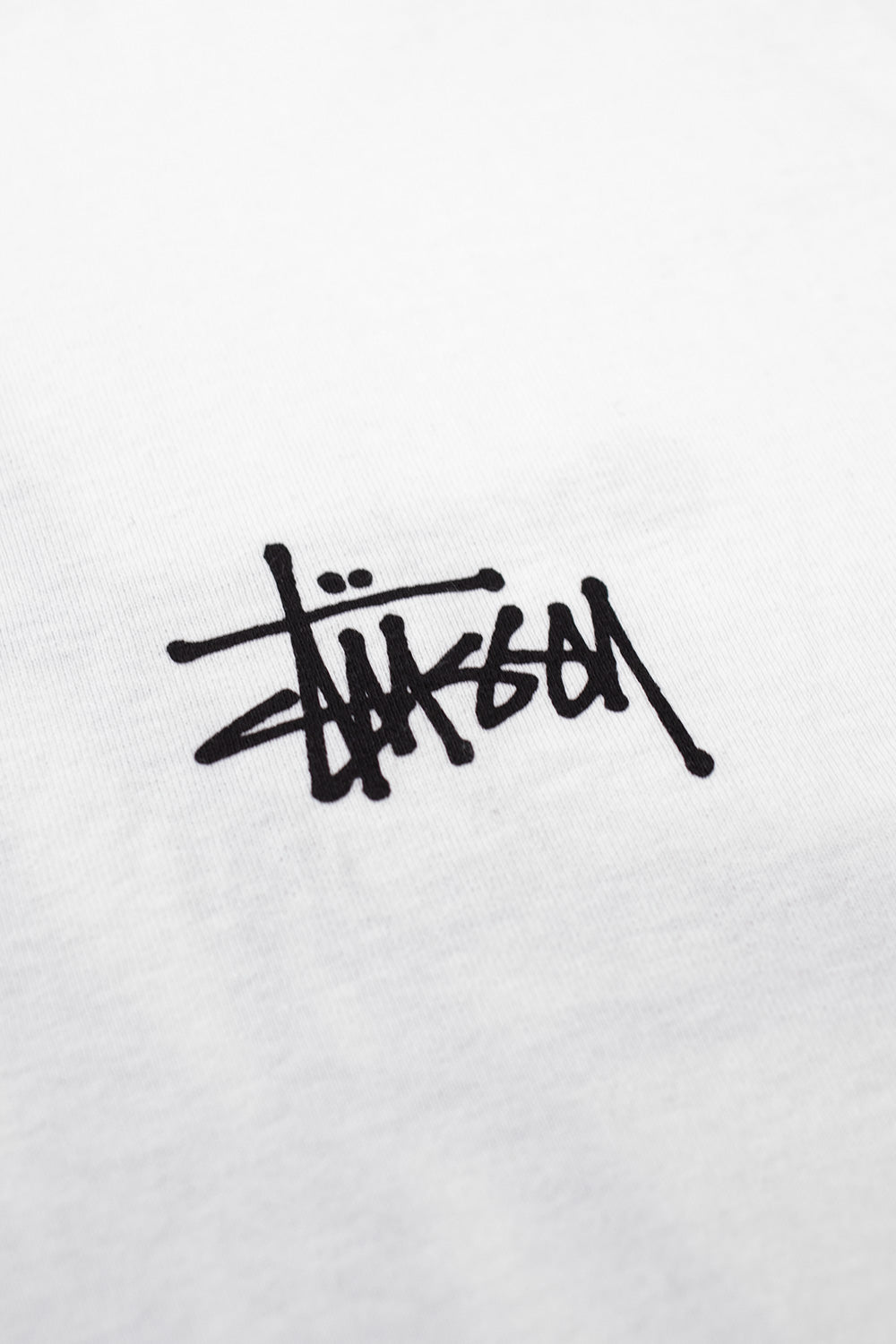 Stussy Basic Logo T-Shirt White - BONKERS