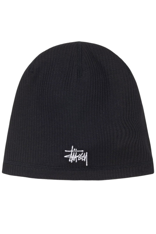 Stussy Basic Skullcap Beanie Black - BONKERS
