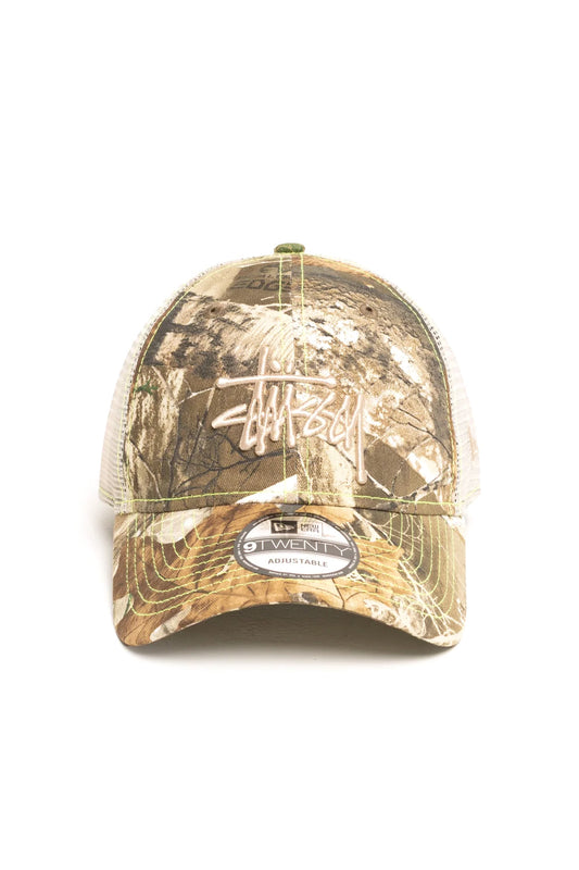 Stüssy Basic Trucker 9Twenty Cap Real Tree Edge