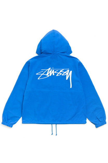 Stüssy Beach Shell Cotton Wax Jacket Azul
