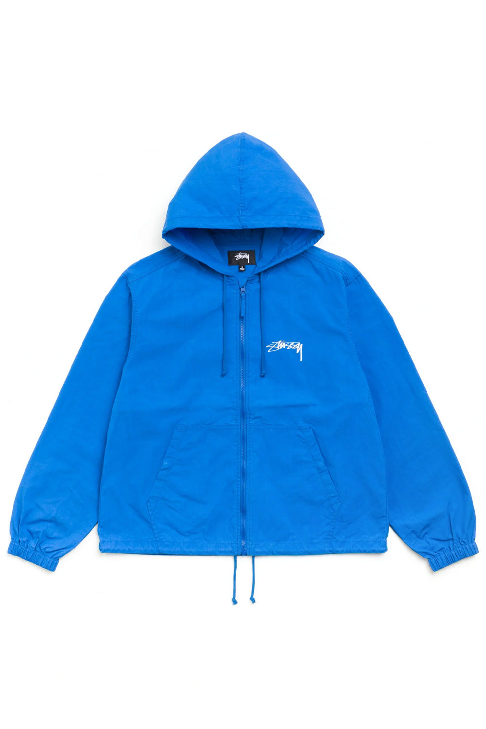 Stüssy Beach Shell Cotton Wax Jacket Azul