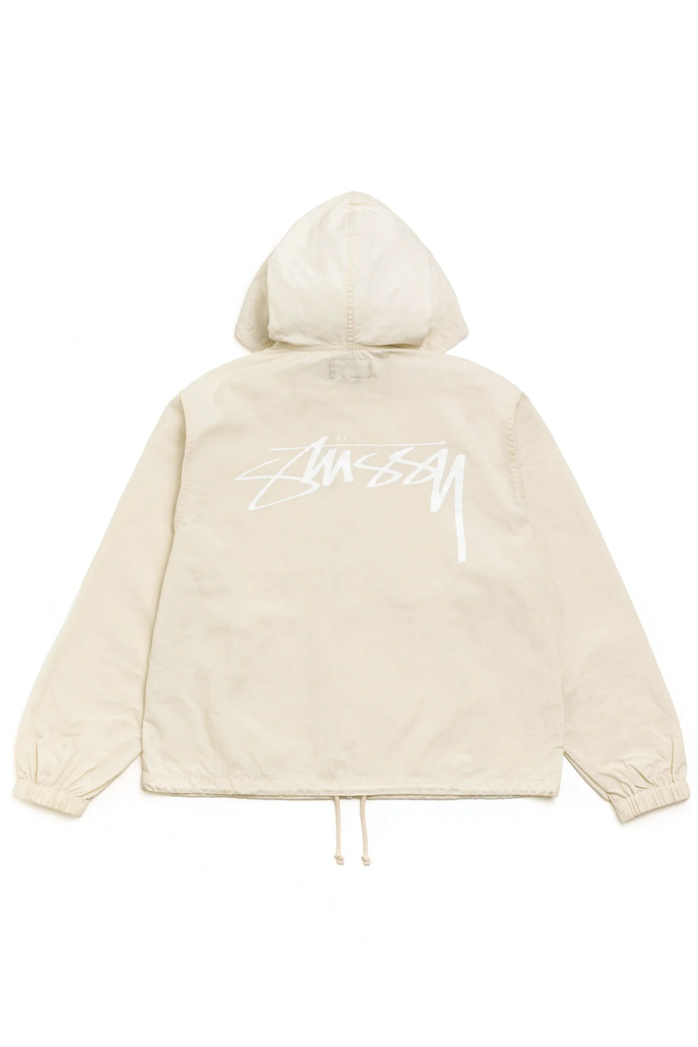 Stüssy Beach Shell Cotton Wax Jacket gris Pierre