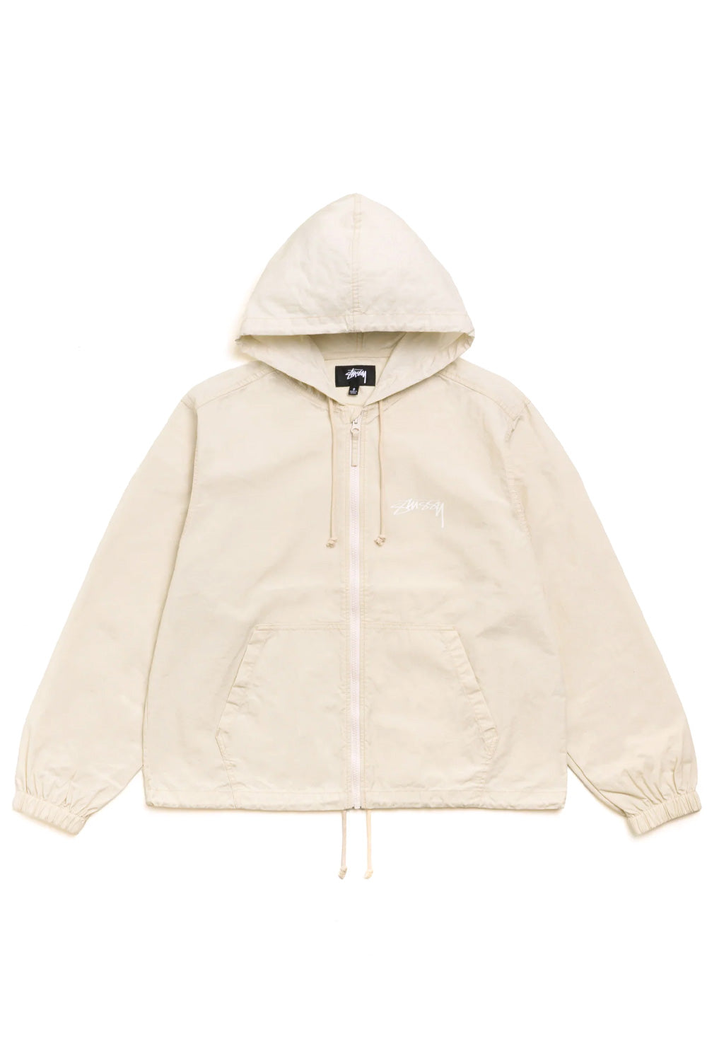 Stüssy Beach Shell Cotton Wax Jacket gris Pierre