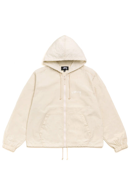 Stüssy Beach Shell Cotton Wax Jacket gris Pierre