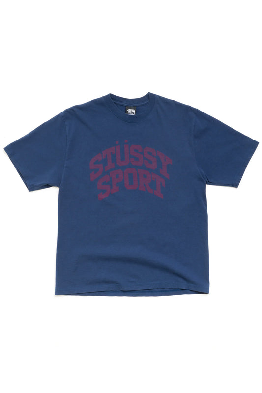 Stüssy Block Sport T-Shirt Marineblau