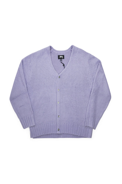 Stussy Brushed Cardigan Lavendar - BONKERS