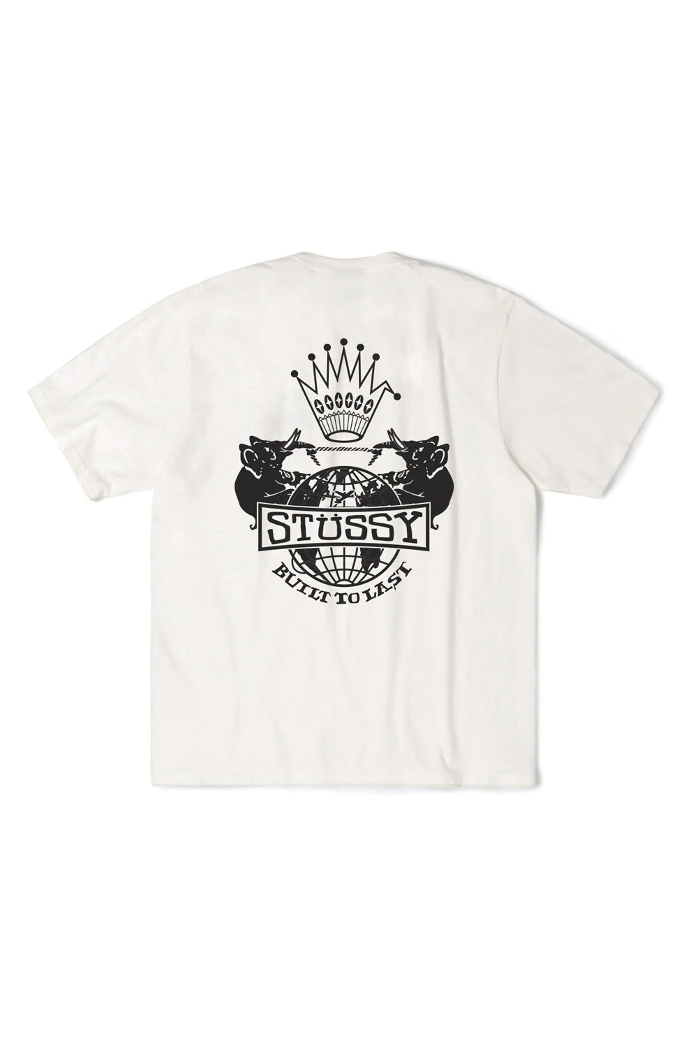 Stussy Built To Last Pig. Dyed T-Shirt Natural - BONKERS