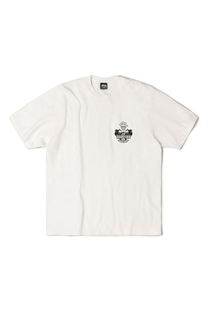 Stussy Built To Last Pig. Dyed T-Shirt Natural - BONKERS