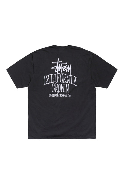 Stüssy Cali Grown Pig. Dyed T-Shirt Schwarz