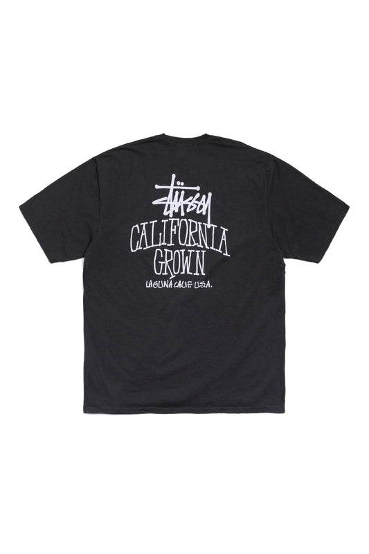 Stüssy Cali Grown Pig. Dyed T-Shirt Schwarz