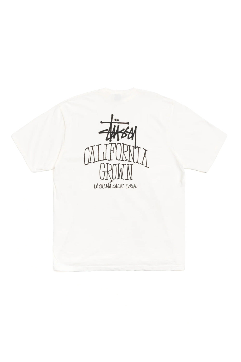 Stüssy Cali Grown Pig. Dyed T-Shirt Altweiss