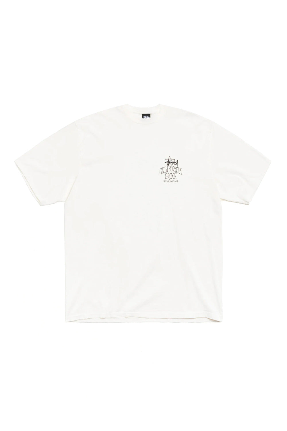 Stüssy Cali Grown Pig. Dyed T-Shirt Altweiss