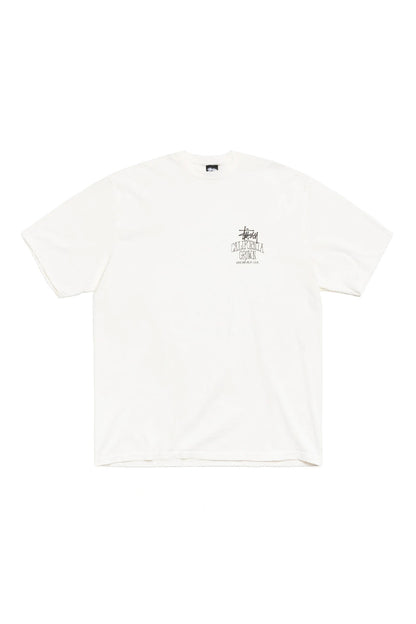 Stüssy Cali Grown Pig. Dyed T-Shirt Altweiss