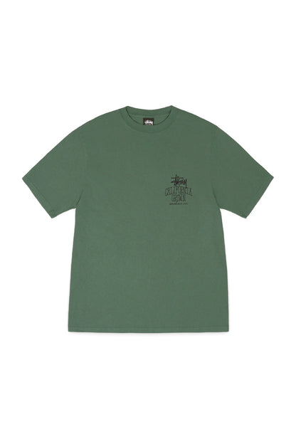 Stüssy Cali Grown Pig. Dyed T-Shirt Pijnboom