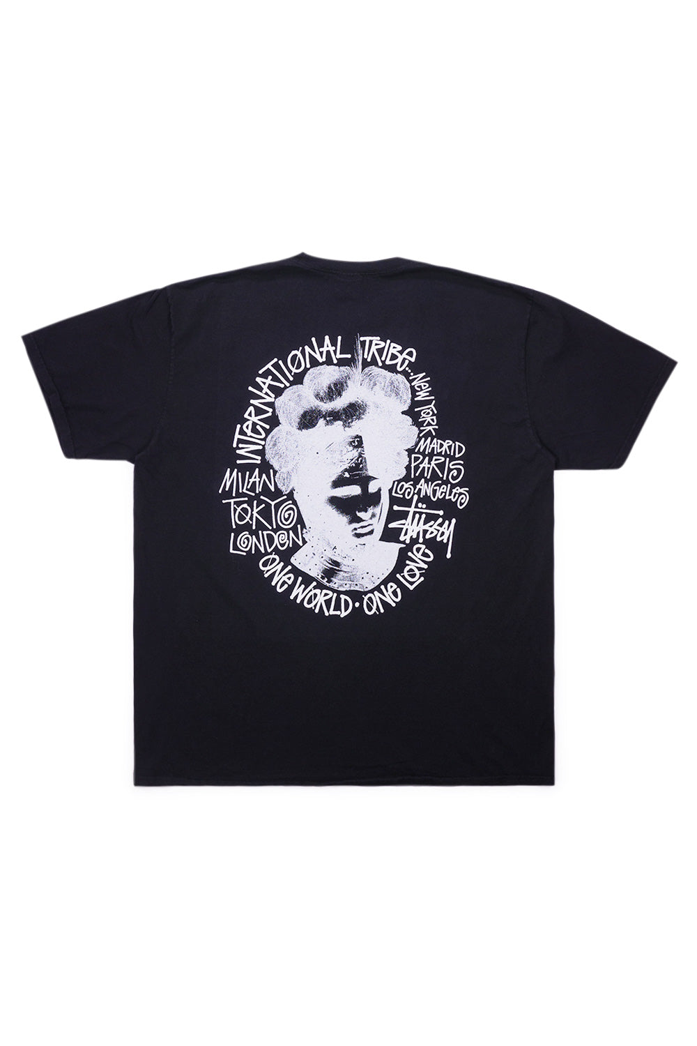 Stussy Camelot T-Shirt Pig. Dyed Black - BONKERS