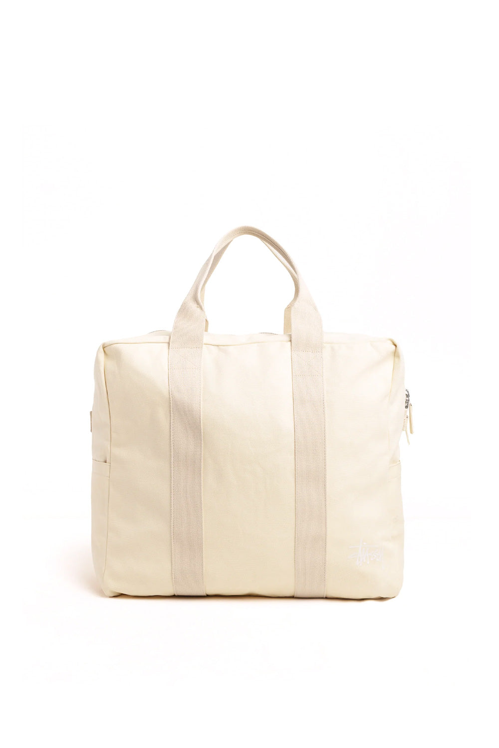 Stüssy Canvas Flight Bag Altweiss
