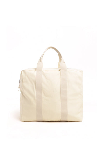 Stüssy Canvas Flight Bag Altweiss