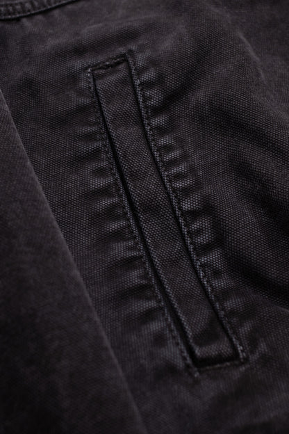 Stussy Canvas Insulated Work Jacket Black - BONKERS