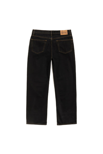 Stüssy Classic Jean Verwaschenes Schwarz