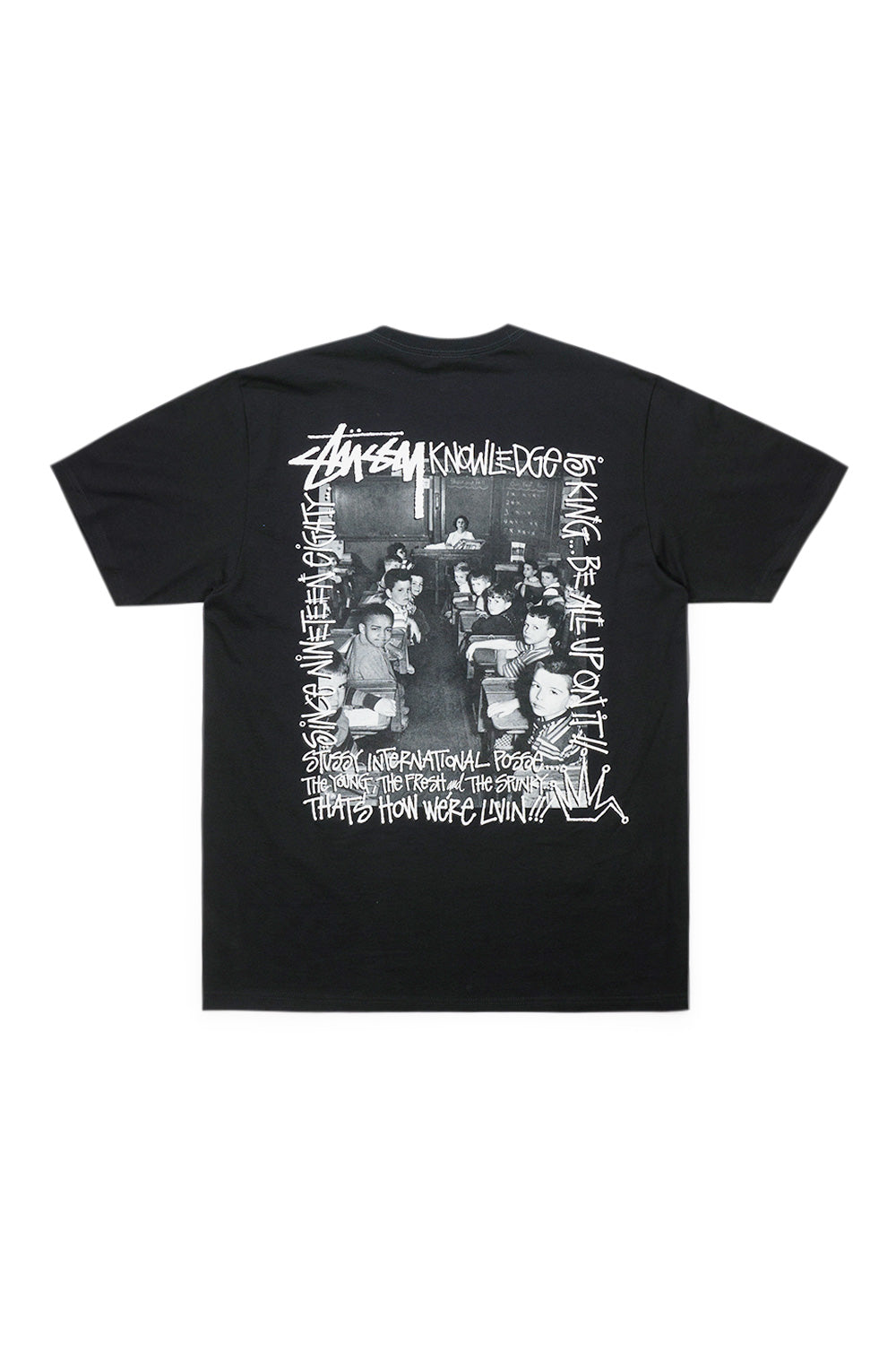 Stussy Classroom T-Shirt Black | BONKERS