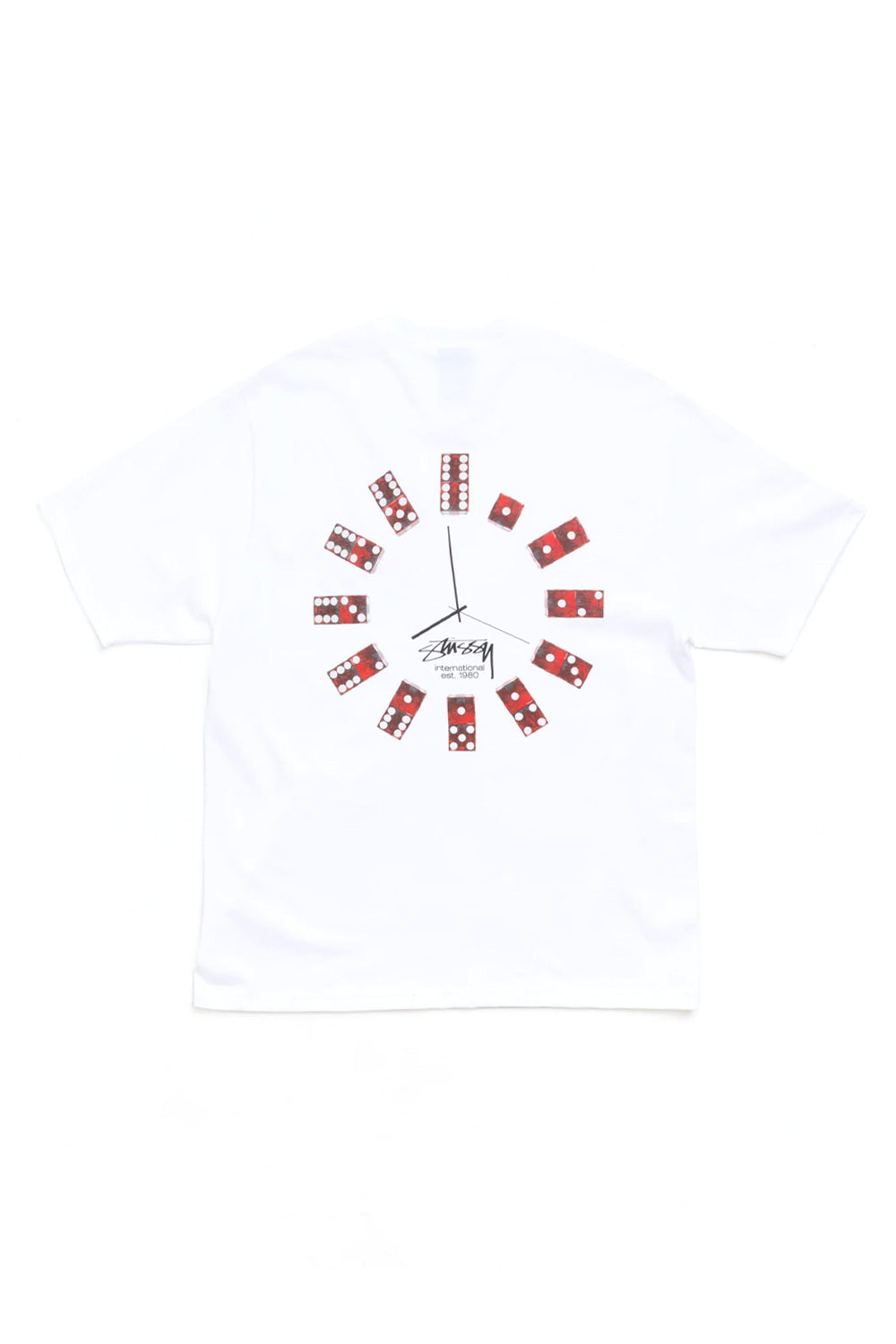 Stüssy Dice Clock T-Shirt White