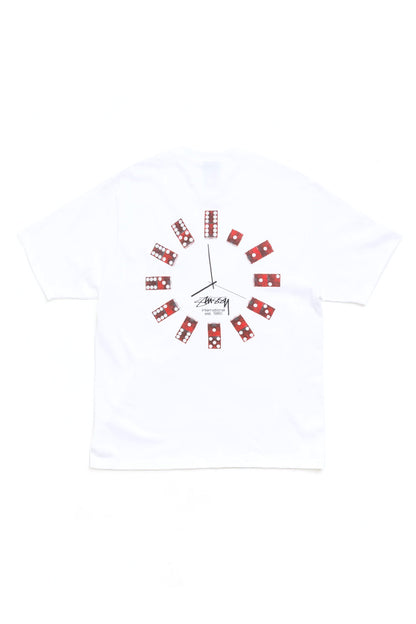 Stüssy Dice Clock T-Shirt White