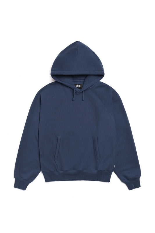 Stüssy Fleece Raglan Hood Marineblau