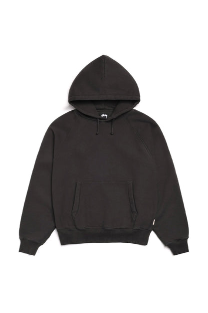 Stüssy Fleece Raglan Hood Schwarz