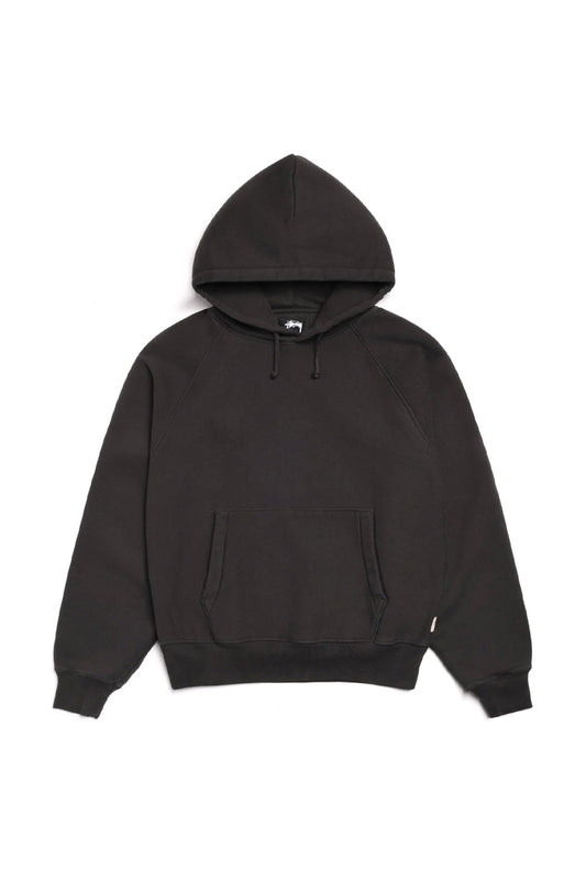 Stüssy Fleece Raglan Hood Schwarz