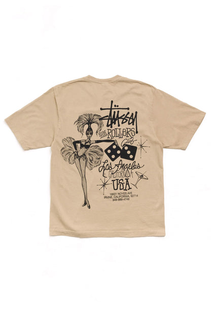 Stüssy High Rollers Pig. Dyed T-Shirt Rock