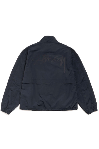 Stüssy Lightweight Mock Jacket Black - BONKERS