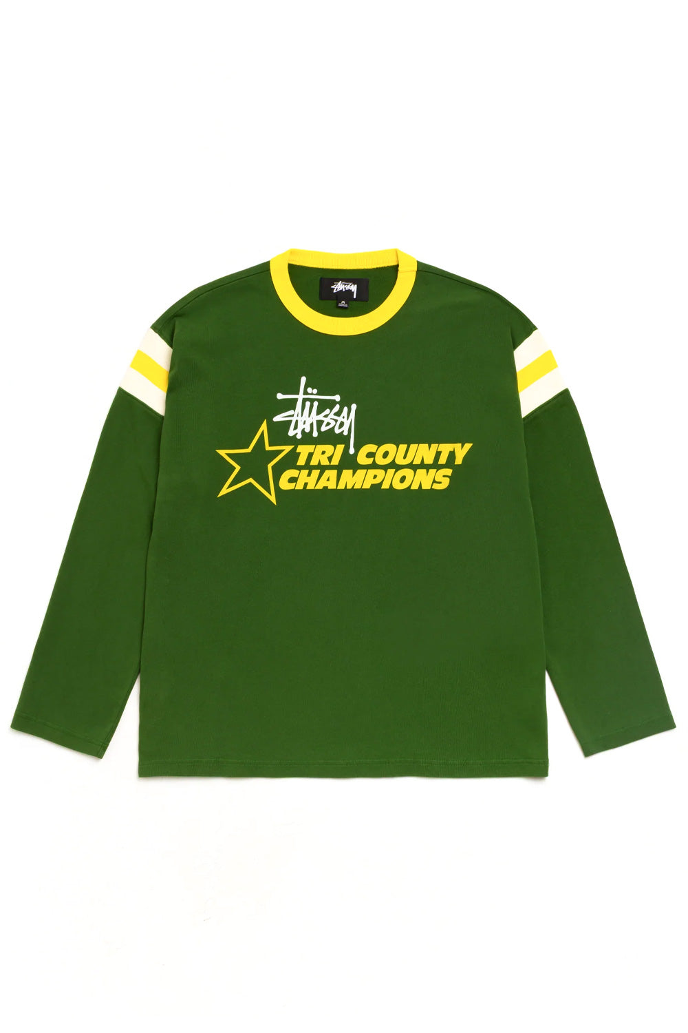 Stüssy LS Ringer Tee Grün