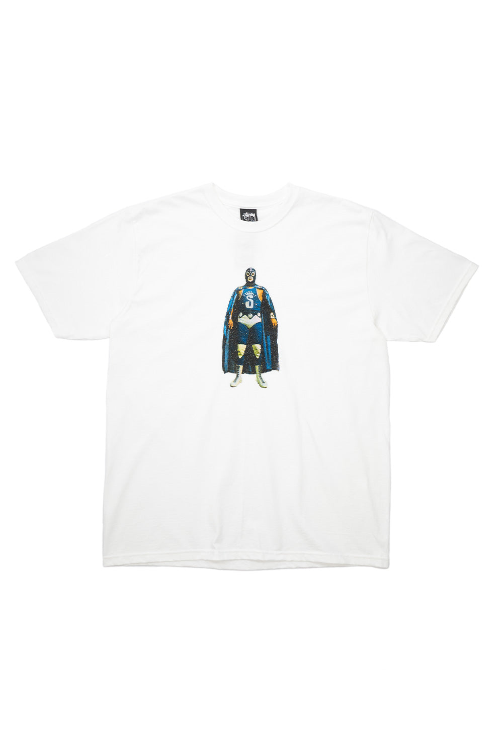 Stussy Lucha T-Shirt White - BONKERS