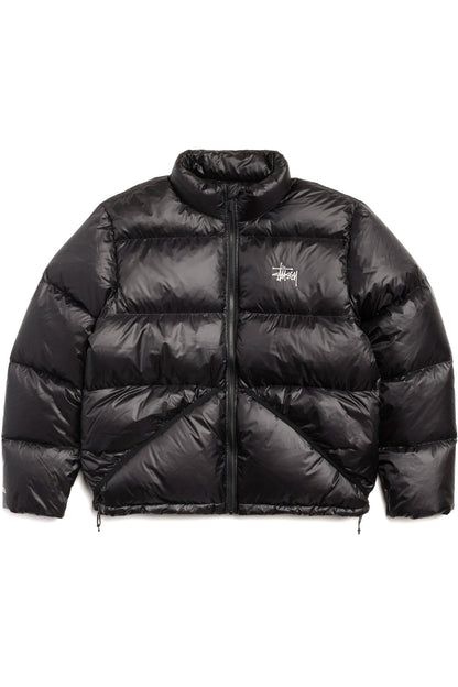 Stüssy Micro Ripstop Down Mock Jacket Black