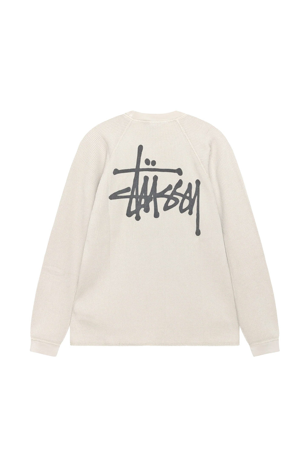 Stussy Raglan Thermal Basic Stock Bone - BONKERS