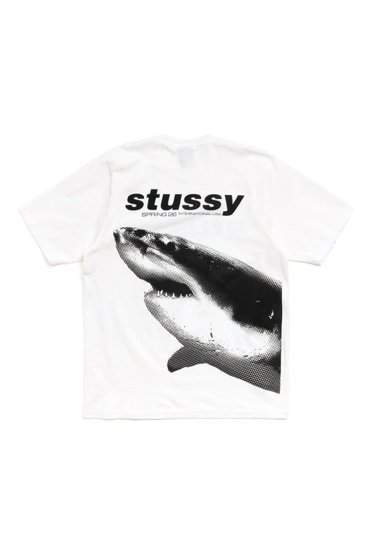 Stüssy Shark Pig. Dyed T-Shirt Natural - BONKERS