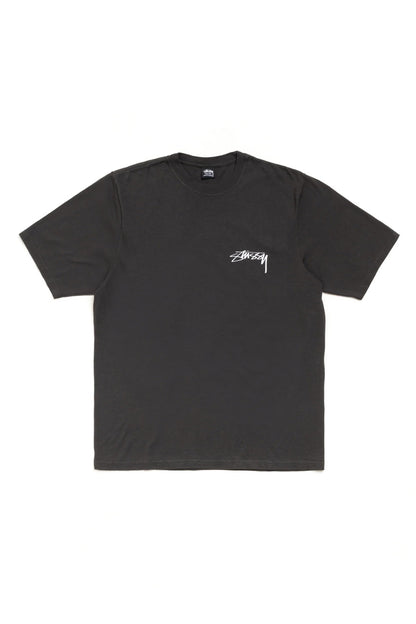 Stüssy Skate Stack Pig. Dyed T-Shirt Faded Black - BONKERS
