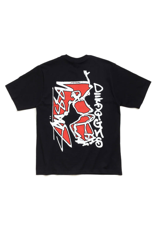 Stüssy Smooth Sk8 T-Shirt Schwarz