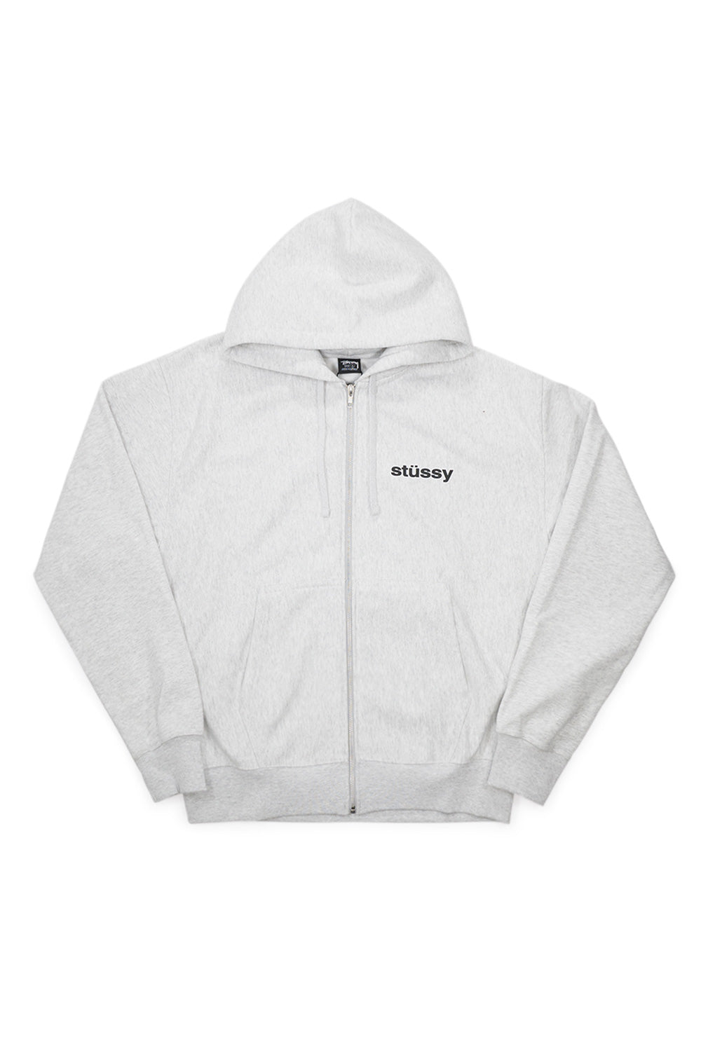 Stussy SS-Link Zip Hoodie Ash Heather - BONKERS