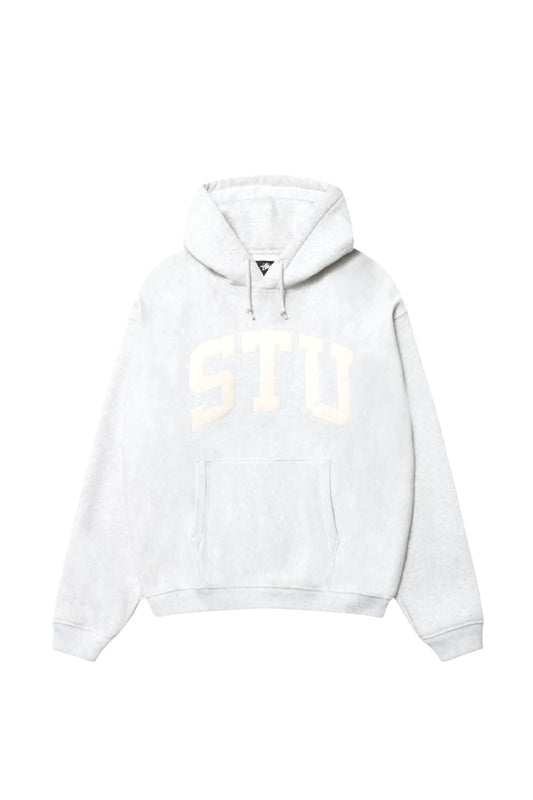 Stüssy Stu Applique Hood Gris Moteado