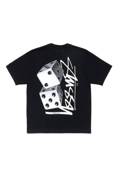Stüssy Tall Dice T-Shirt Negro