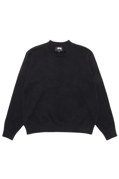 Stüssy Tonal Mock Neck Sweater Black